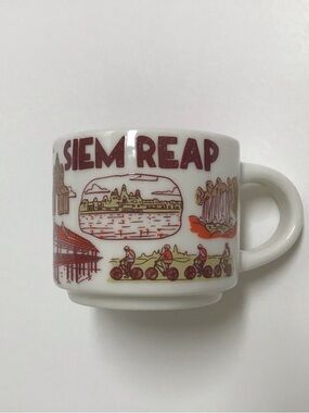 Starbucks Siem Reap Cambodia Mini Espresso Mug 2 oz Been There Series Ornament